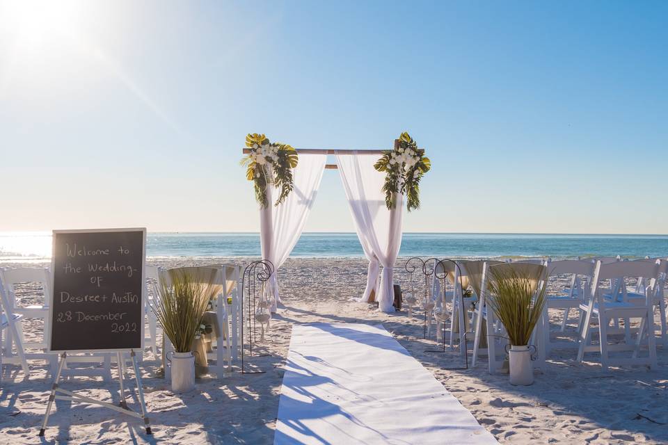 Tiki wedding package