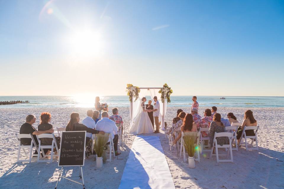 Florida tropical wedding