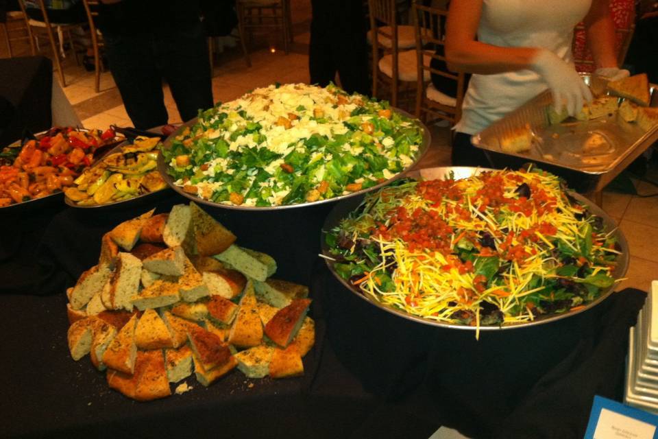 SALADS AND FRESH BREAD