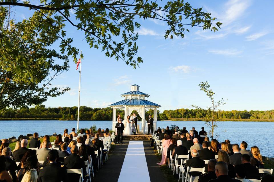 Outdoor Ceremony Boathouse