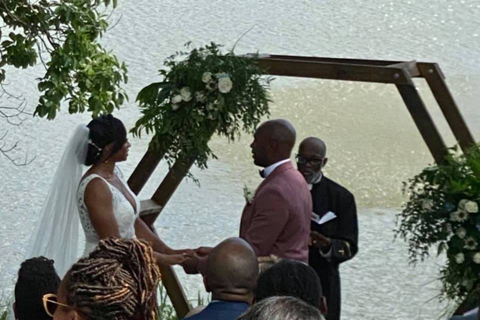 Ceremony on Eagle Lake