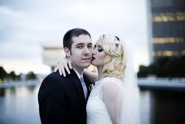 Lovely newlyweds