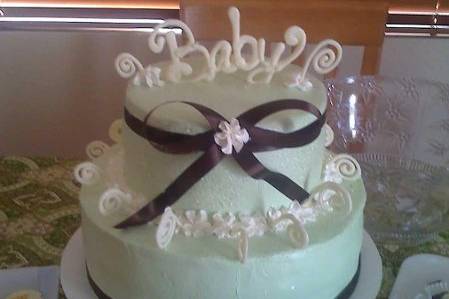 Jens baby shower chocolate and orange flavor cake