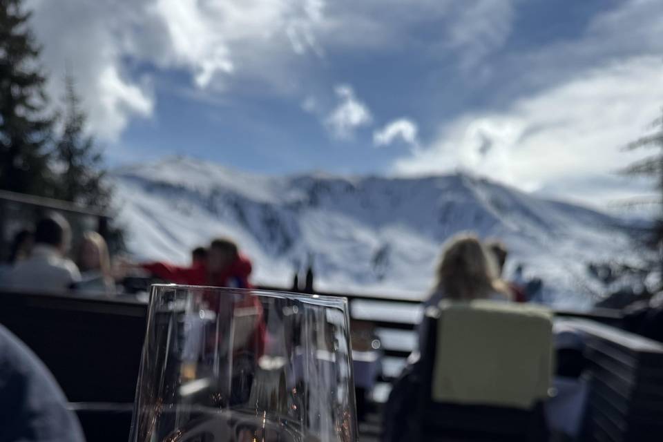 Austrian Alps romantic Lunch