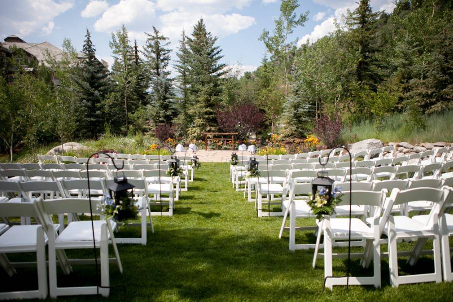 Aspen Grove Wedding Deck