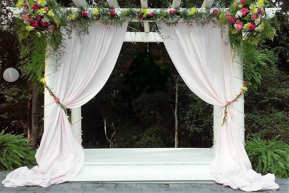 Blush Draping Nackey House