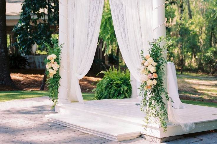 Lace Draping at Mackey House