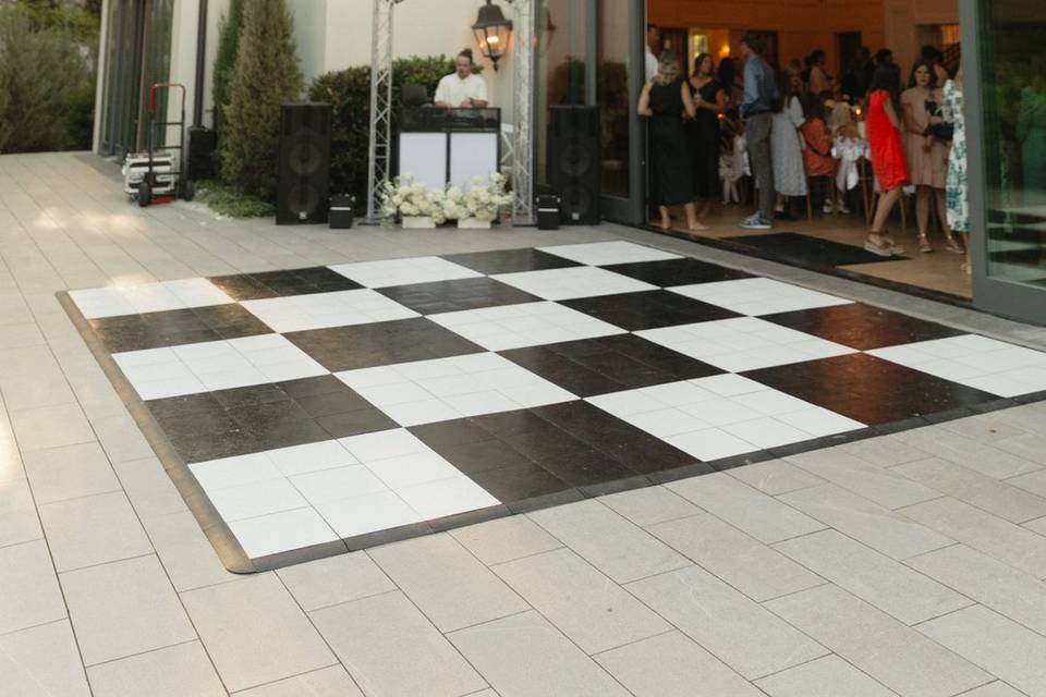 Back Patio Dance Floor