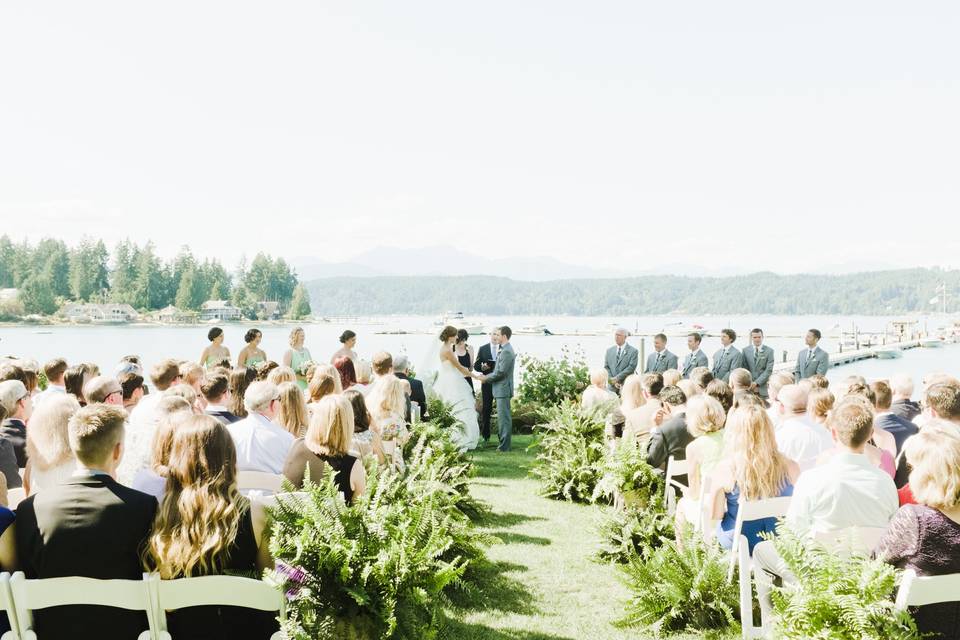 Outdoor wedding