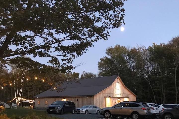 The barn at dusk...