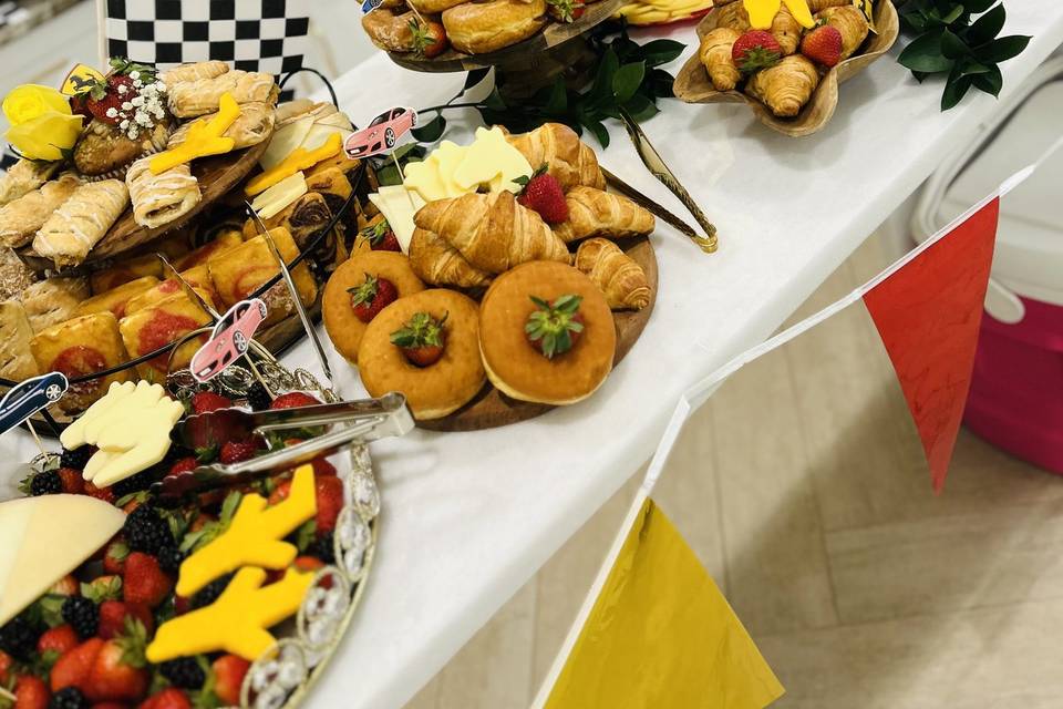 Pastries Breakfast Spread