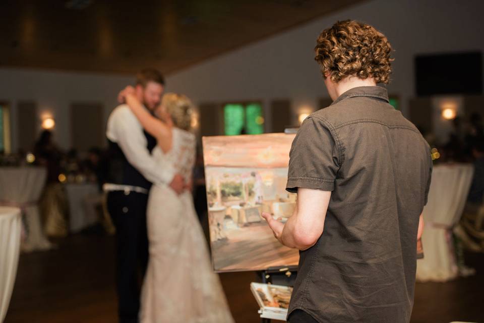 First Dance Wedding Painting