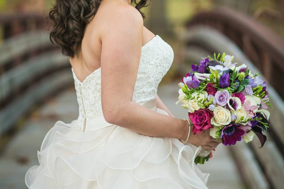 Fancy bridal look