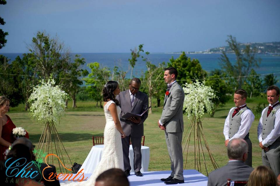 Wedding at Wild Orchid Villa in Jamaica