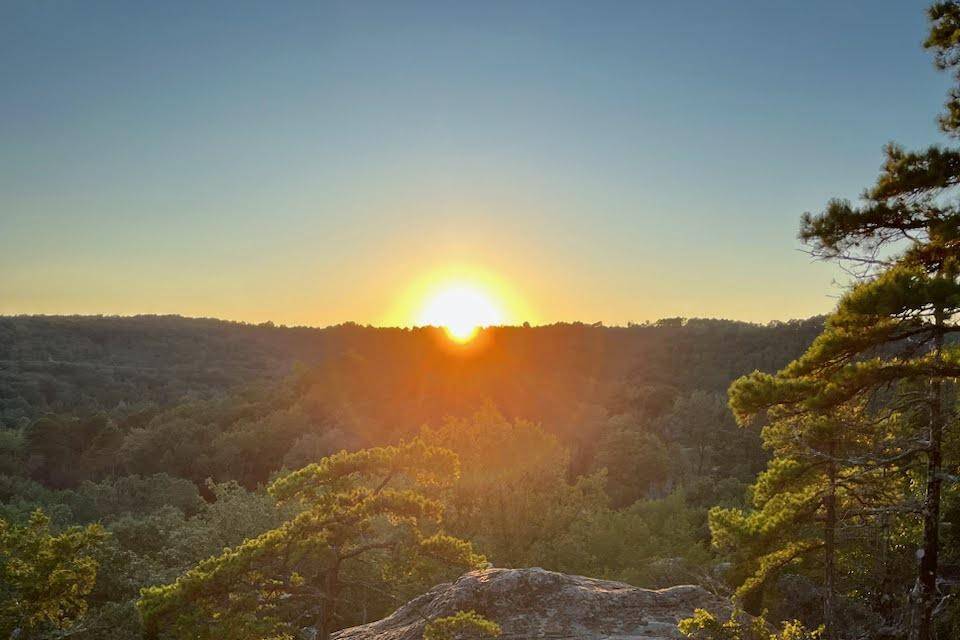 Eastern Sunset on Bluffs