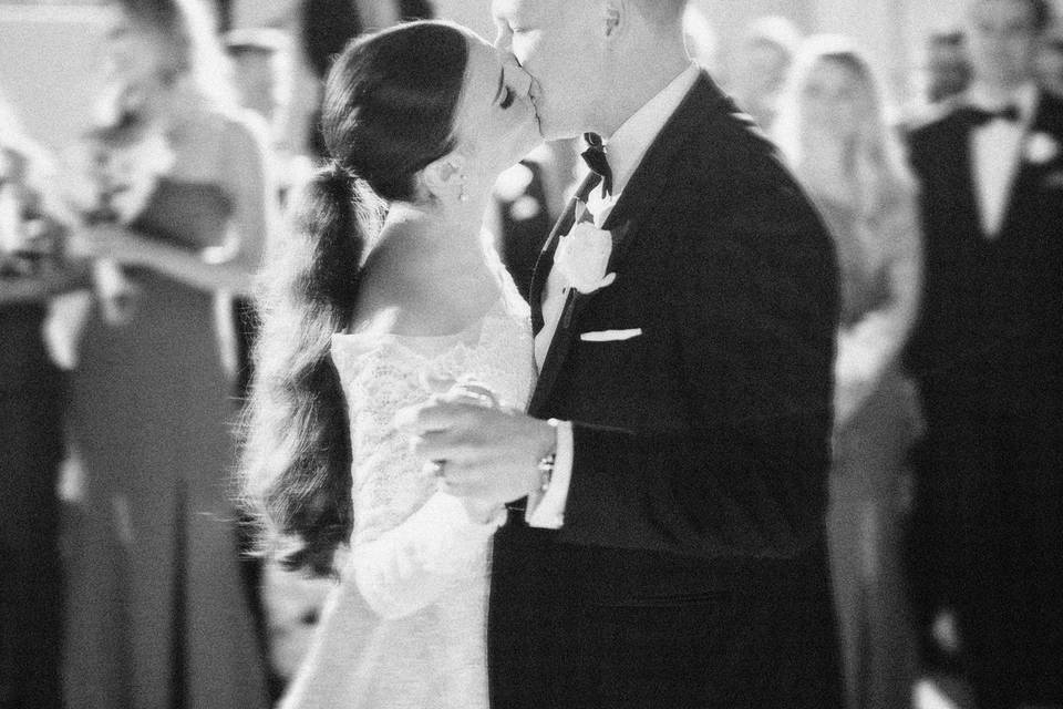 Classic B&W First Dance