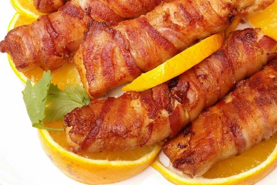 Bacon wrapped Chicken