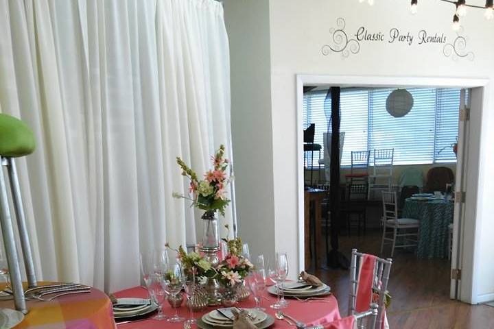 Table set-up