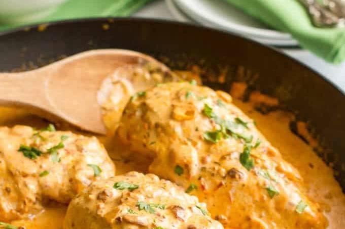 Chipotle crema chicken