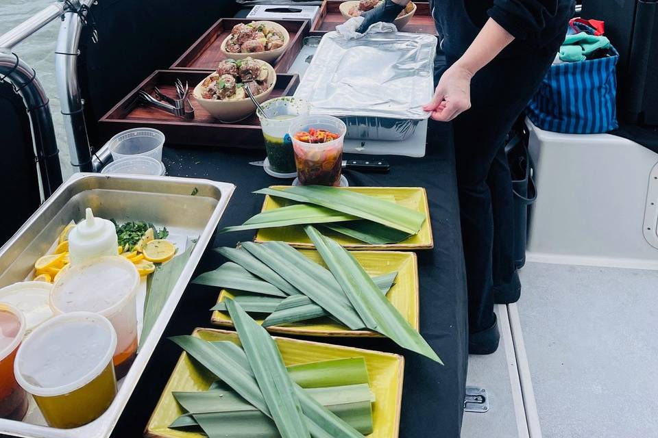 Onboard catering