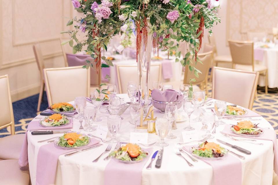 Large floral centerpiece