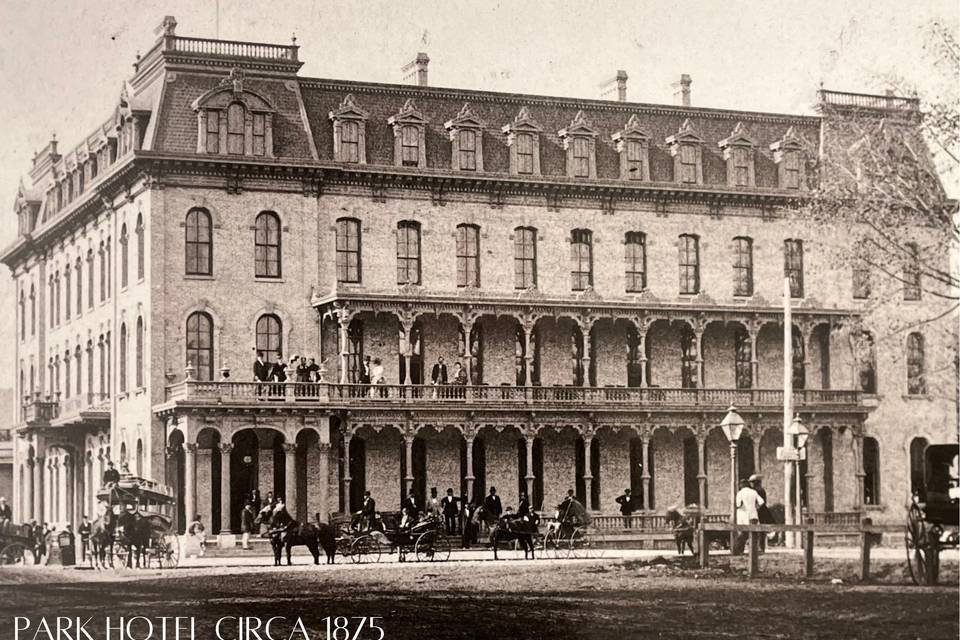 Park Hotel in 1875