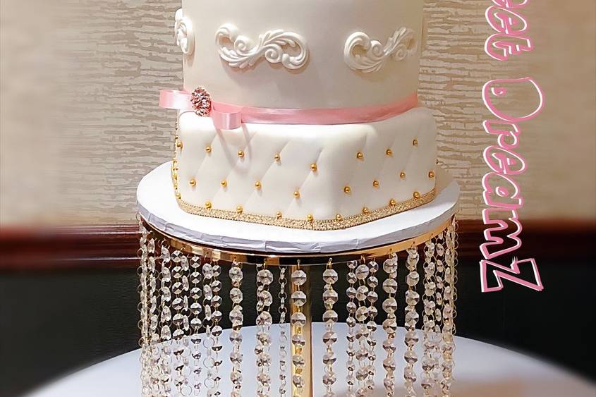 Pink and Bling Theme Caked