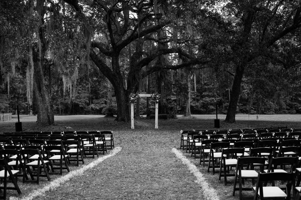 Draping Oaks Ceremony Space