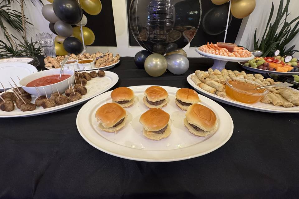 We like cooking burgers