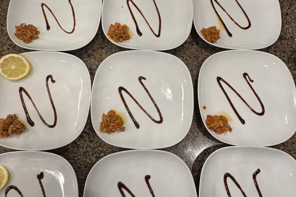 We love to plate our food