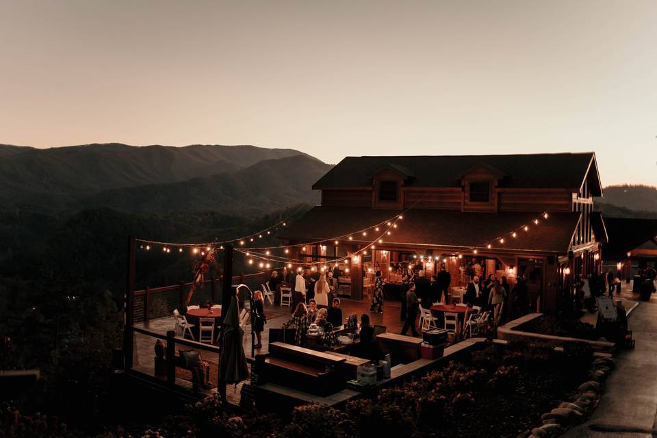 Mountain Wedding Reception