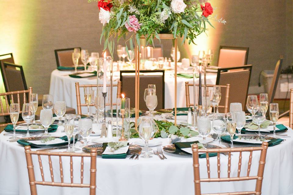 Gorgeous centerpieces