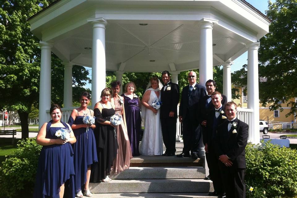 Wedding party Bethel Inn