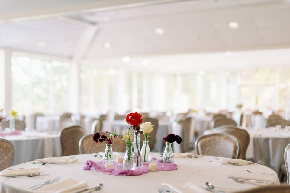 Reception decor