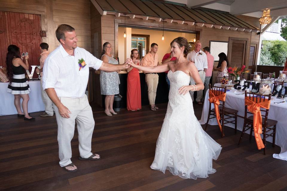 Couple dancing