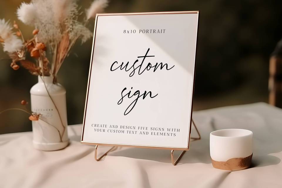 Custom sign