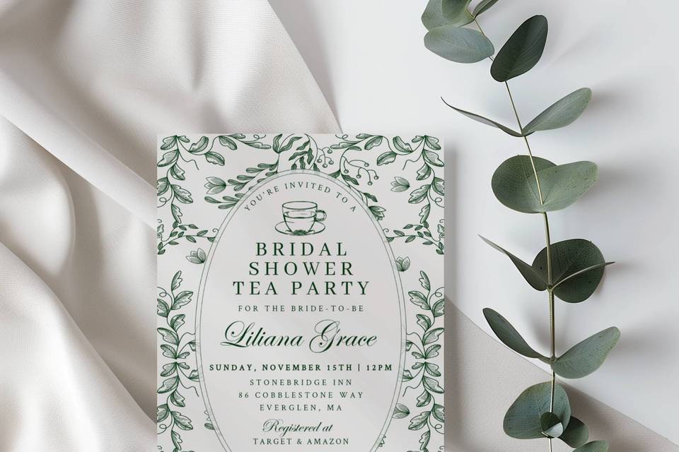 Tea party bridal shower
