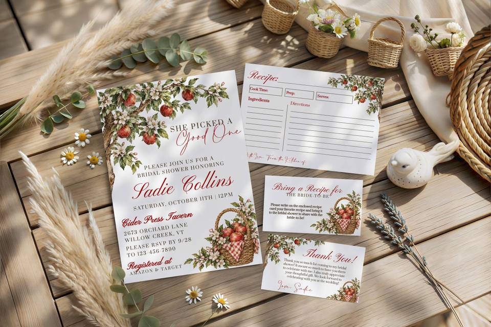 Good apple bridal shower