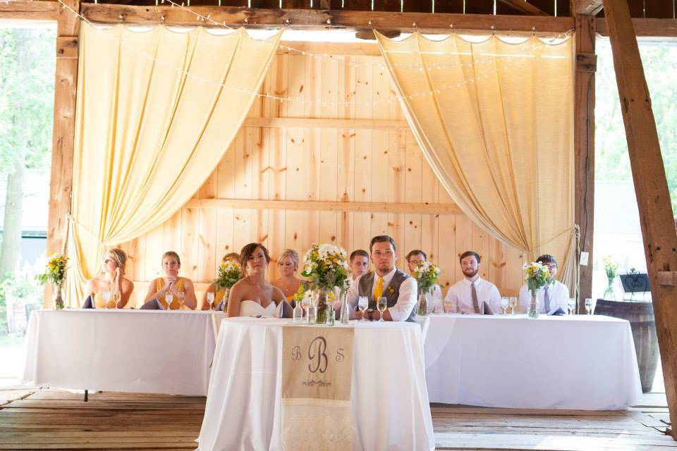 Sweetheart and head table