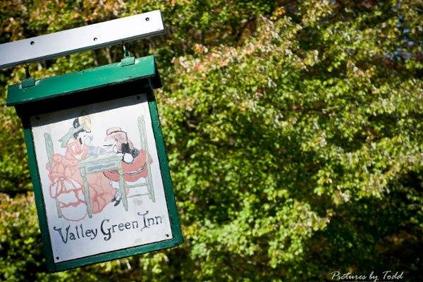 Valley green inn sign