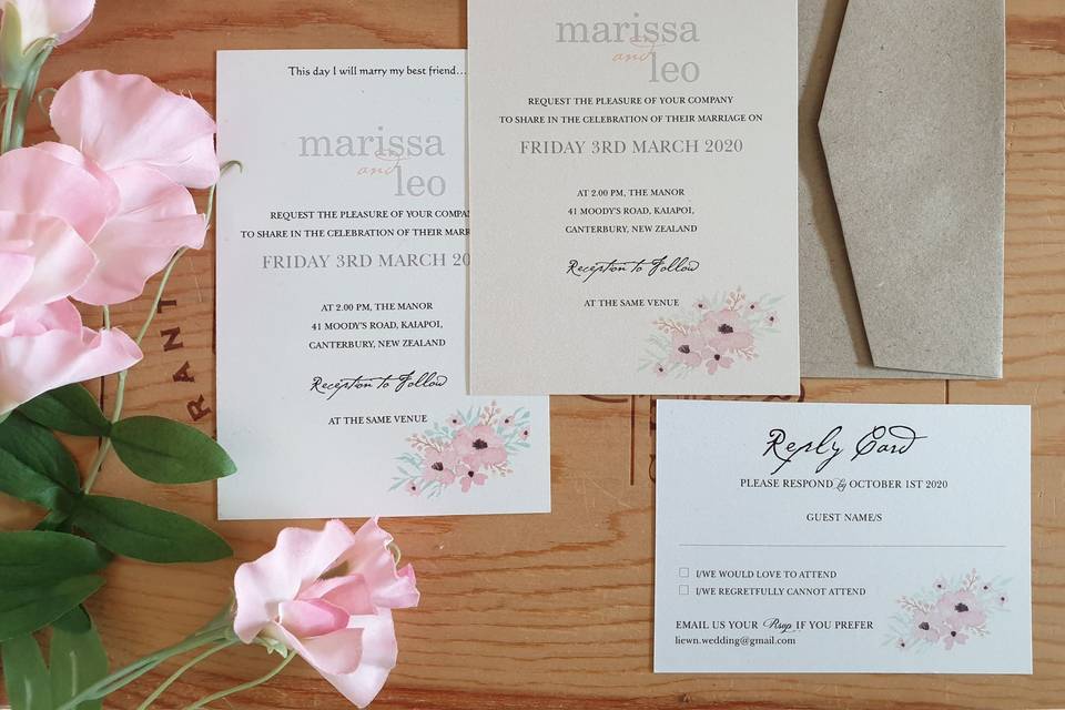 Invitations by Tango Design