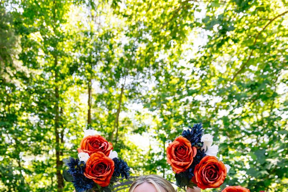 Fun bridal portraits
