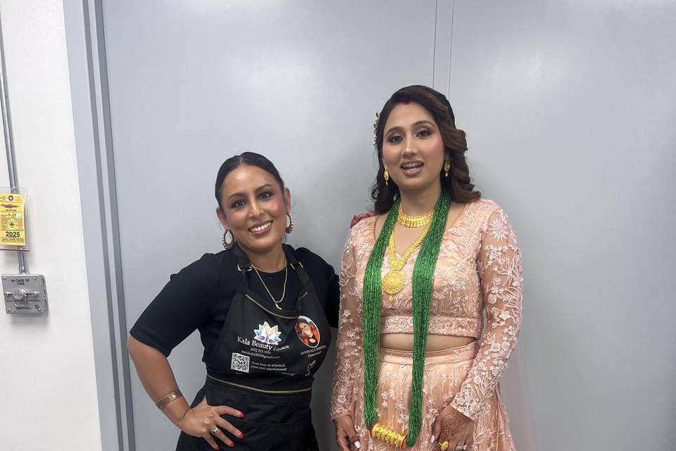 Myself with bride