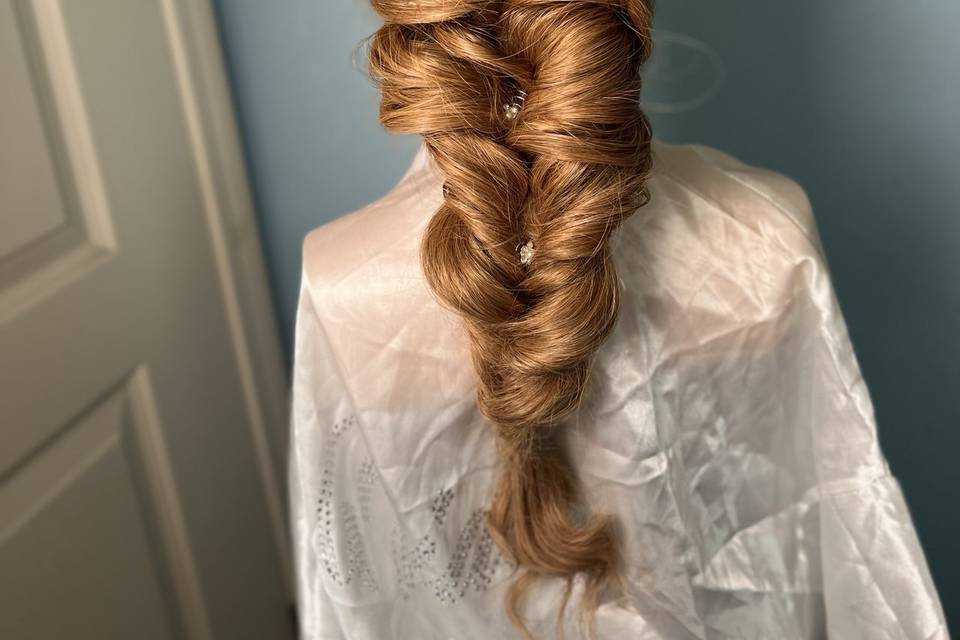 Woven braided hairstyles