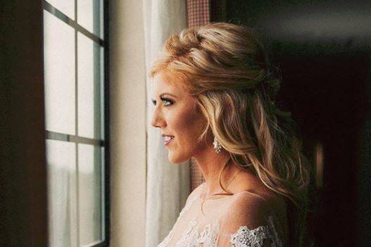 Bride by the window