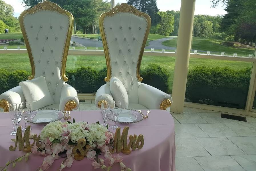 A Grand Sweetheart Table