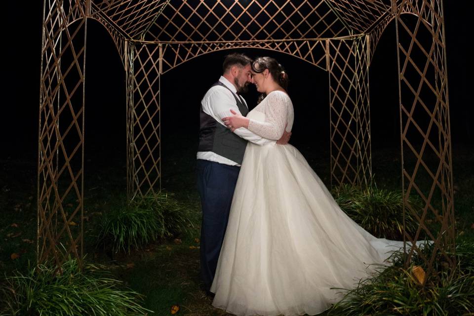 Bride & Groom at Night