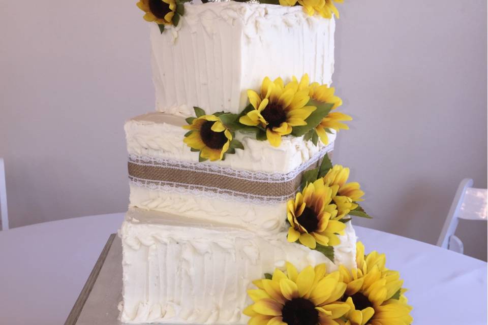 Sunflower cake