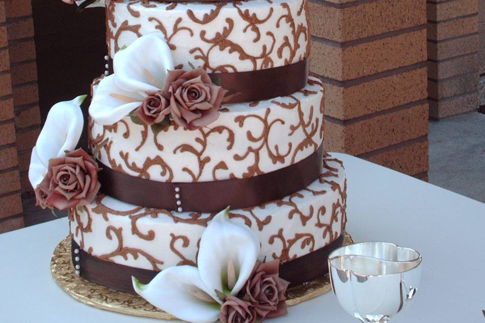 This cake is made using a 14