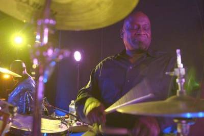 Drummer just kicking it